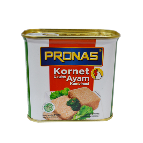 Pronas Kornet Daging Ayam  340 Gr 019013 Mirota Kampus 