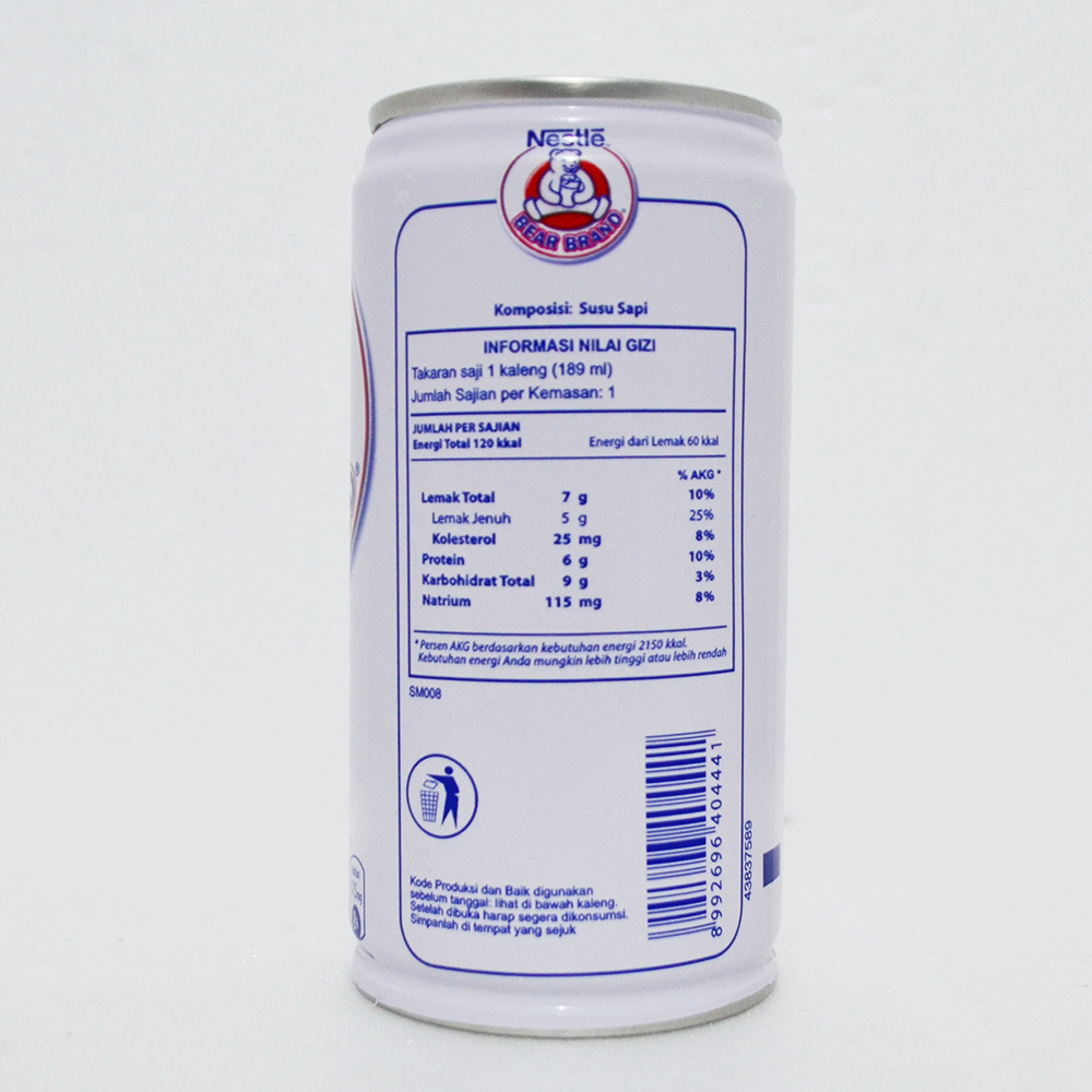 Bear Brand Susu Steril 189 Ml - 003223 | Manna Kampus | Rumah Belanja ...